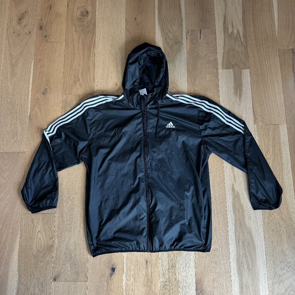 Adidas Windbreaker Black 2XL Tall